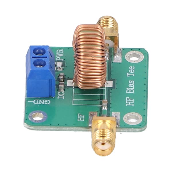 DC Bias Tee -moduuli RF-mikroaaltouunin lohkosignaalin elektroninen komponentti 0,2–180 MHz 30 V
