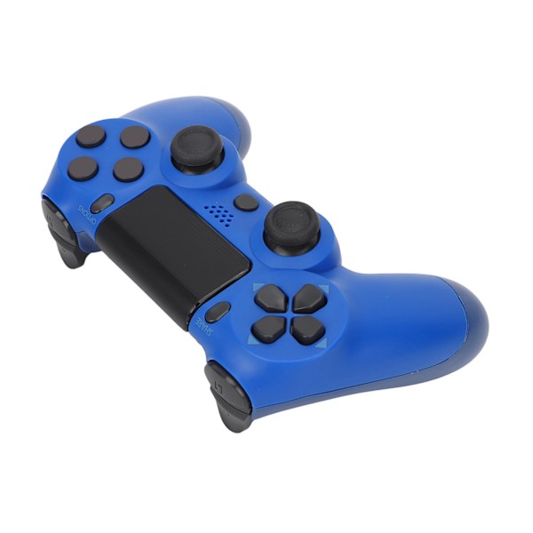 Trådløs spillkontroller Multifunksjonell Dual Vibration Bluetooth Gamepad for PS4 Spillkontrollere Blå