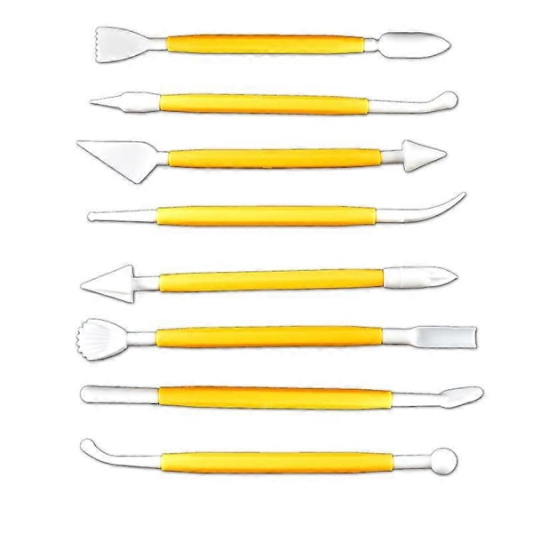 Stk. Kage Modelleringsværktøjer, Fondant Modelleringsværktøjer, Skulptur, Kageform Dekoreringsværktøj, Velegnet til Bagning, Dekoration af Kager.