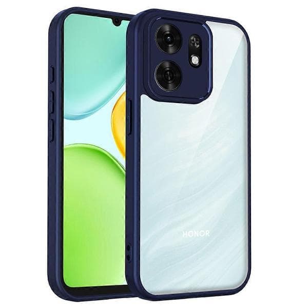 Kompatibel med Honor X6d 5G Deksel Matt Skin Touch Klar PC + TPU Støtsikkert Telefonbakdeksel