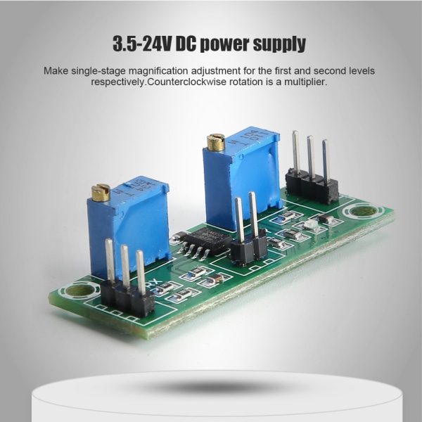 2st LM358 3,5-24V svag signal och spänningsförstärkare 15-20MA Power Signal Collector för DC Pulse