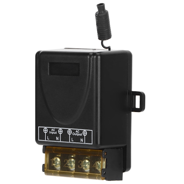 KR2201B‑4 220V Høy Effekt Fjernkontroll Relé 433Mhz for Vannpumpe Motor