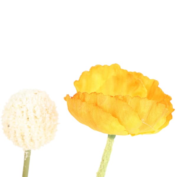 Kunstig guldblomsterbuket 36 cm falsk guldblomsterbuket