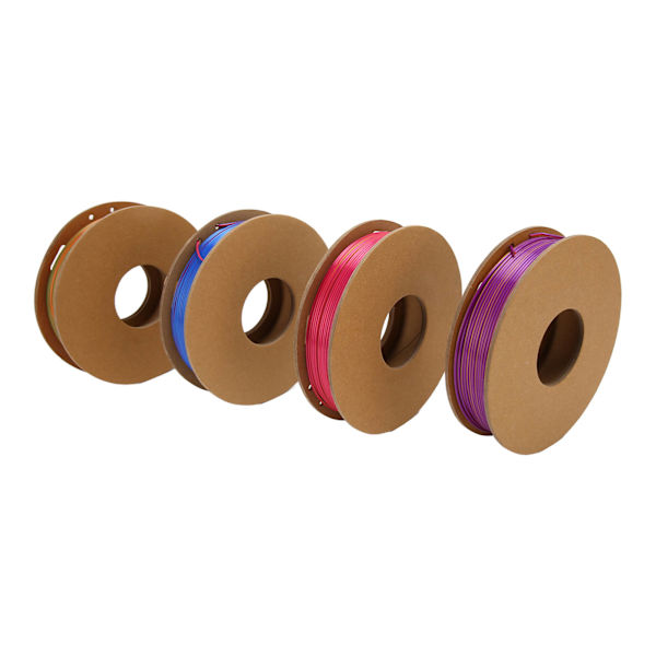 4 st 3D-skrivarfilament i tre färger 1,75 mm 8,8 oz Nettovikt 200 till 220 Celsius PLA-filament för påfyllning och utbyte
