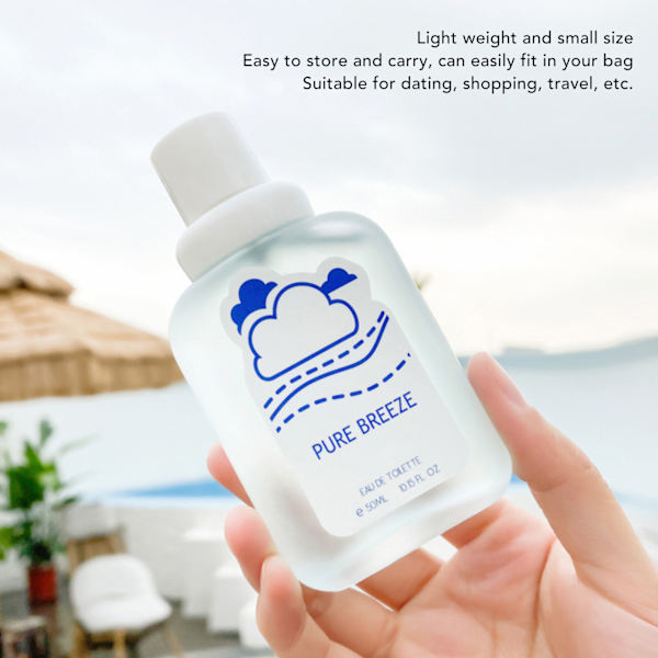 Dameparfyme Bærbar Langvarig Forfriskende Lett Duft Parfyme for Daglig Dating 50ml Breeze