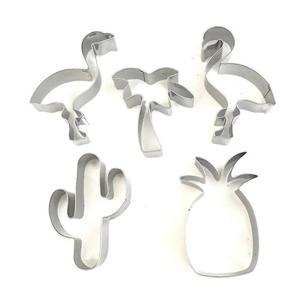 5-delars Flamingo Kakform Set, Kakbakningsverktyg