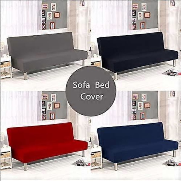 Elastisk Clac Betræk 3 Personers Sofa, Stue Ensfarvet Tæppe, Sort