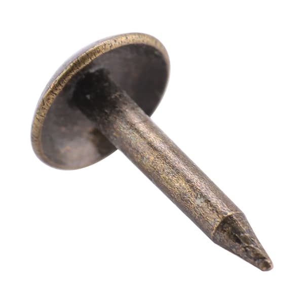 100 stk. tykke jernstifter spikerfester for møbler, trommel, tredør (6 * 12 mm)