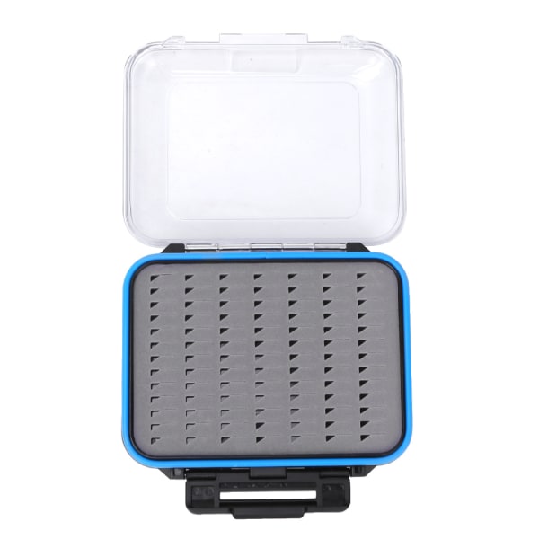 ABS Vattentät Dual Layer Flugfiske Box Flugor Case Lure Simulering Fiskbete Förvaring
