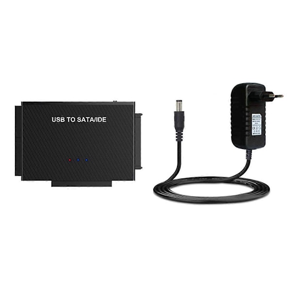 USB 3.0 til SATA / IDE Adapter Harddisk Adapter EU Stik