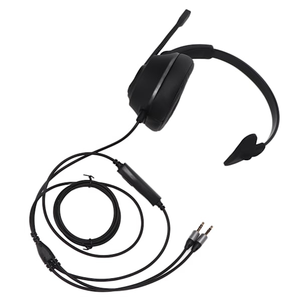 Telefon Headset Professionel støjreduktion Dobbelt 3,5 mm stik PC-headset til Call Center Kundeservice Business