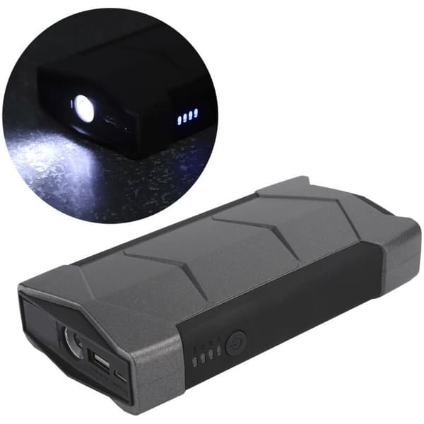 Multifunktionel starthjælps-booster til biler – 12000mAh Powerbank, 12V Oplader (Sort)