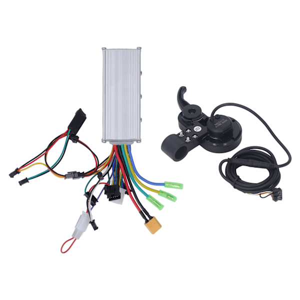36V 48V 500W 2 i 1 Motor Borstlös Controller Vattentät LH100 LCD Display Panel Kit för Elcykel Scooter