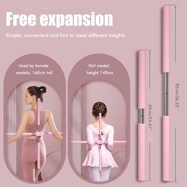 1 st Yoga Sticks Stretching Tool Posture Correction Sticks Exercise Stick Home Fitness Equipment