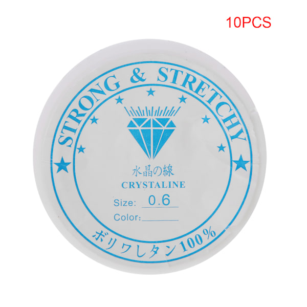 Crystal Elast Line läpinäkyvä helminauha lanka korujen valmistukseen (0,6 mm * 15 m)