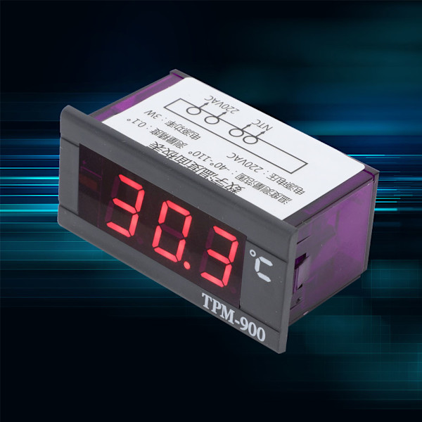 Mini LCD Digitalt Temperaturpanelmeter Termometer Temperaturindikator -40℃ - +110℃