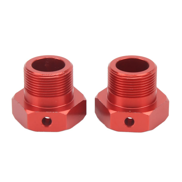 2 kpl RC alumiininen pyörän kuusiokolokeskiö 24mm alumiiniseos vakaa RC 24mm pyörän kuusiokolokeskiö ARRMA 1/5 Outcast Kraton 8s punainen