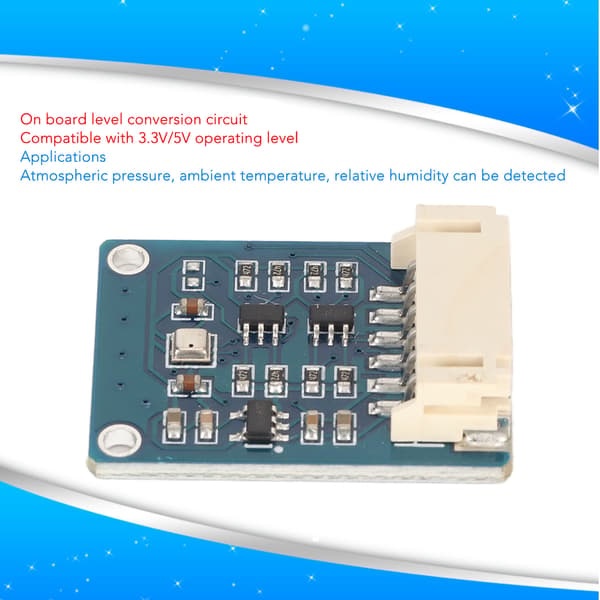I2C SPI Miljösensor Temperatur Luftfuktighet Lufttryck Hög Noggrannhet Kompatibel med 3.3V/5V Spänningsnivåer