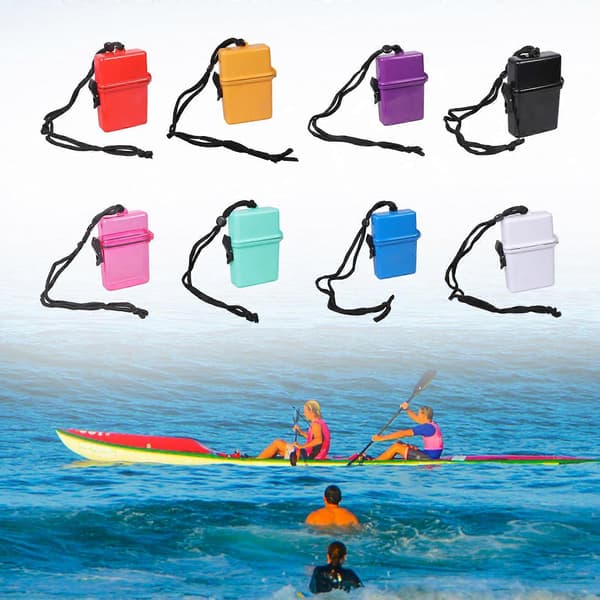 Durable Floating Waterproof Dry Box for Outdoor Activities Emergency Sealed Box with Quick Release Lid Yellow Yellow