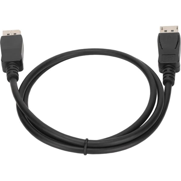 1m High Speed 4K 60Hz DisplayPort-kabel, hanstik med støvbeskyttelse