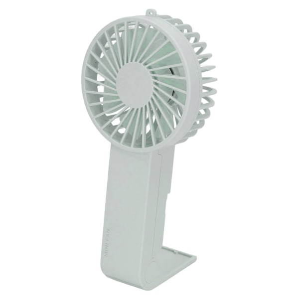 Mini håndholdt ventilator foldbar bærbar ventilator USB genopladelig ventilator til hjemmet kontor rejse grøn