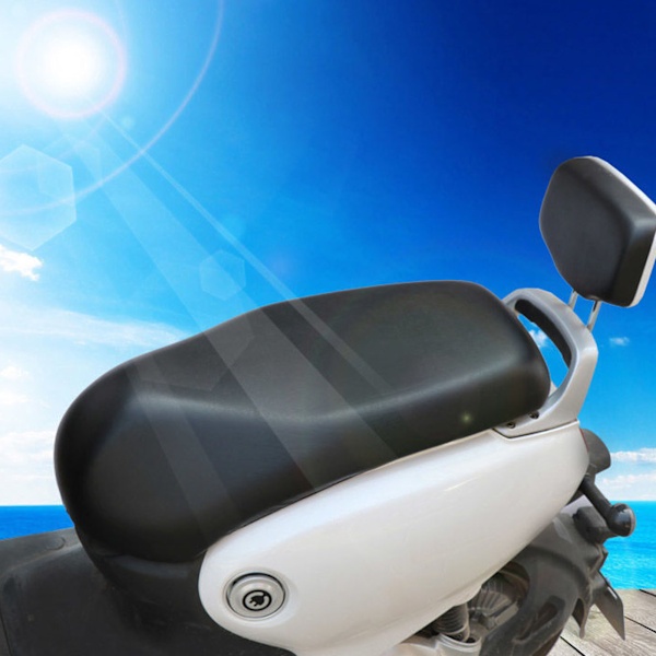 Motorcykelsäteöverdrag Andningsbart Vattentätt Solskydd Säte Kudde Skydd Överdrag för Motorcykel Elektrisk Motorcykel Stil