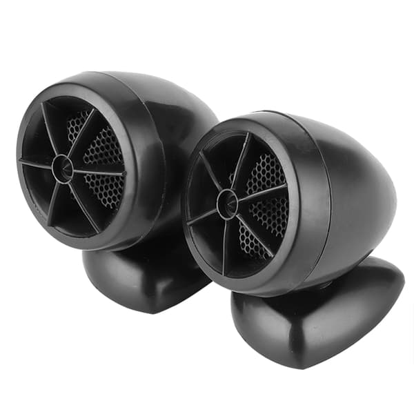 1200W 12V Tweeter Mini Horn Musik Dome Højttaler til Bil Audio System Sort