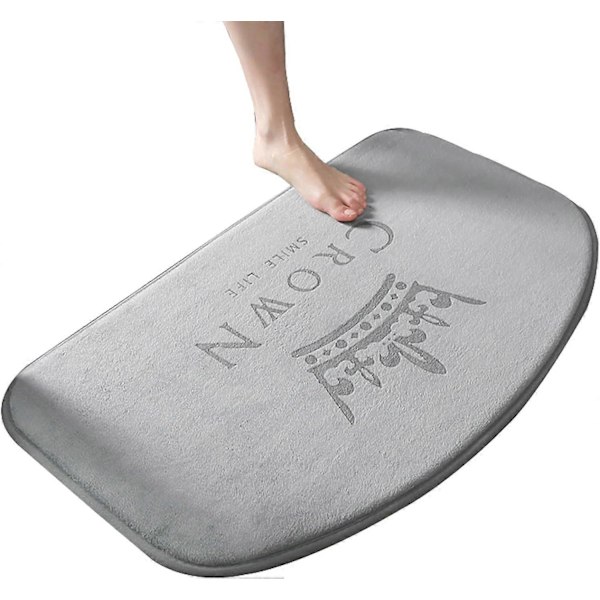 Pehmeä samettinen lattiamatto kylpyhuoneeseen, pehmeä imukykyinen kylpymatto, memory foam -kylpymatto