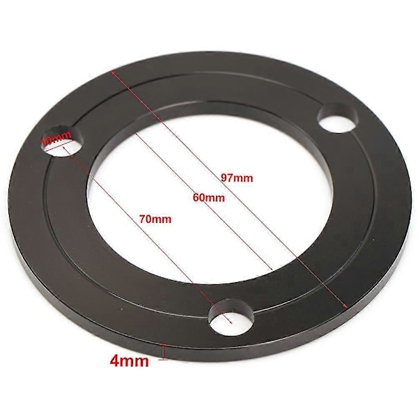 220mm Bremse 70mm Skive Rotor 3 Hul Kaliber Sæt Rpm 4 Stempel Bremse Kaliber Radil Montering Til Yamaha Aerox Nitro Bws Jog Ebike Zekai 4mm