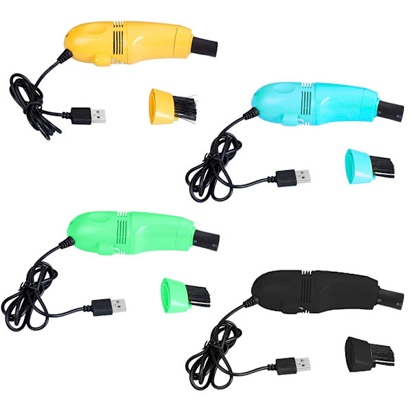 USB Mini Dator Tangentbord Dammsugare PC Bärbar dator Borste Dammsugare