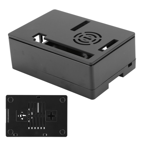 Case Raspberry Pi 4 Shell -kuorelle RPi 4B -kosketusnäytölle, jossa on jäähdytystuulettimen tietokoneen lisävarusteet (case jäähdytystuuletin)