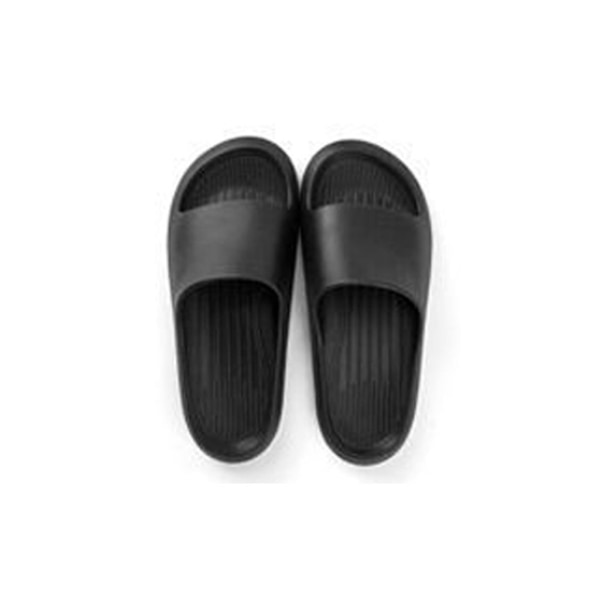 EVA Shower Slippers Slide Sandals Shower Shoes for Bathroom Pool Beach for Women and Men Black 35-36