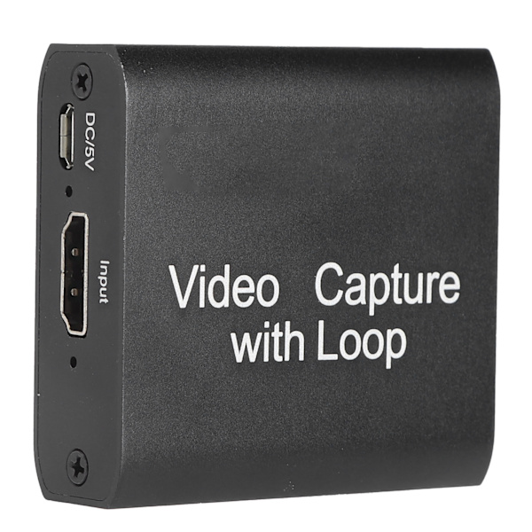 Videoopptakskort med HD Multimedia Interface Loop Out USB Live Game Capture Board for PS4 Switch Laptop