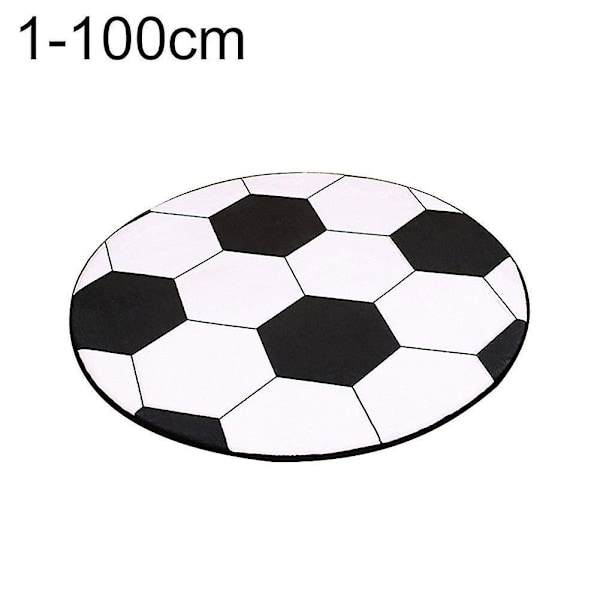 Fotball Basketball Mønster PC Stolmatte Hjemmeinnredning Teppe 100cm1