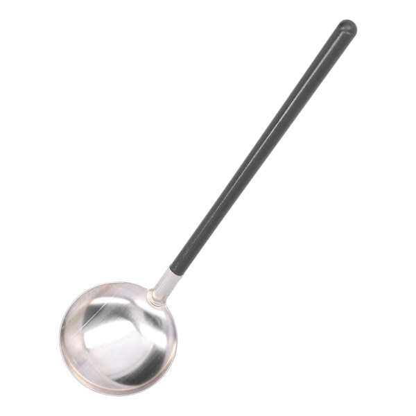 26 cm ruostumattomasta teräksestä valmistettu pyöreä lusikka kuuma kauha astiasto kotikeittiöön Ravintola Hotellikeittolusikka
