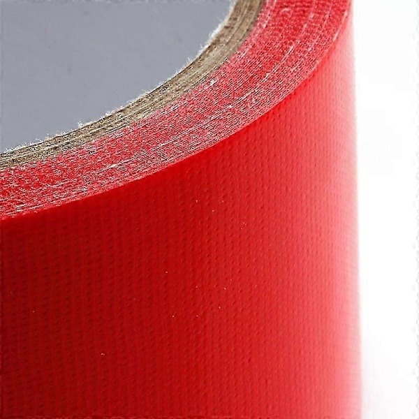 10M Vandafvisende Stærk Lærreds Duct Tape Klæbende Lærreds Reparationstape Gulvtæppe gul 2cmx10m