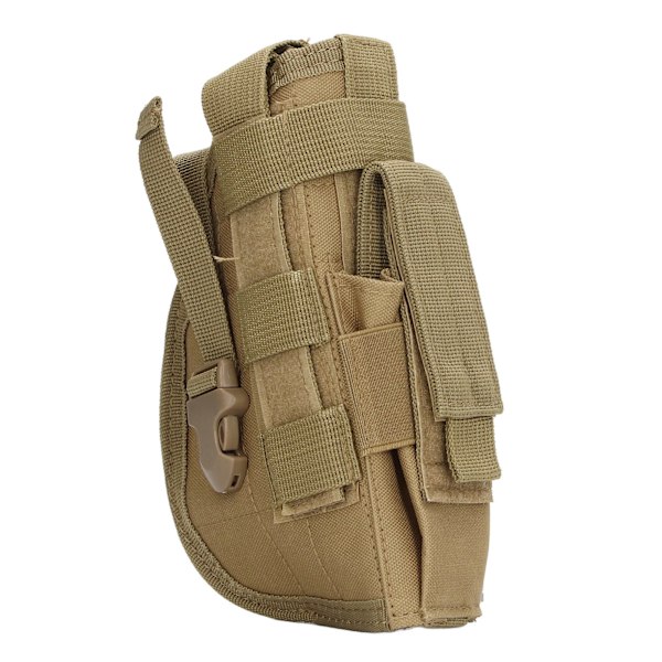 Molle Bælte Holster Taske Militær Udendørs Taljepakker Multifunktionel Nylon Holster Taske til Jagt Camping Khaki