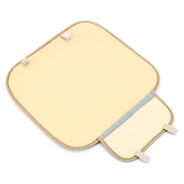 1PZ Ny Beige PU Læder Sædebetræk Sædepude Til Bilsæde
