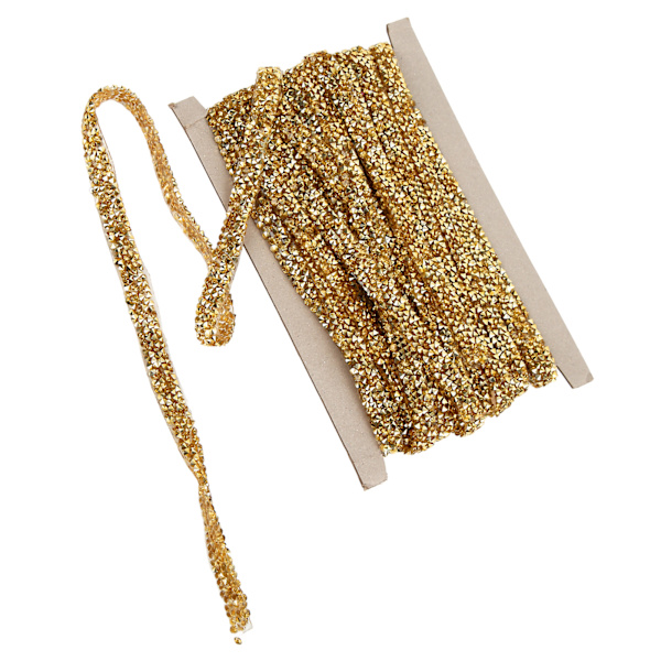 10 meter 1 cm guld strassband självhäftande DIY kristall strassband för sömnad DIY hantverk