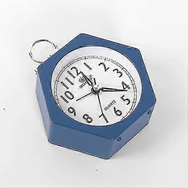 Alarm Sekskant Skrivebord Bordur Vækker Dig Lydløs Arbejde Perfekt Til Soveværelse Kontor Blå O_SZXM