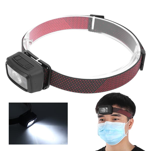 T601 LED Sykkel Frontlys USB-Lading Camping Fiske Smart Induksjons Hodelykt