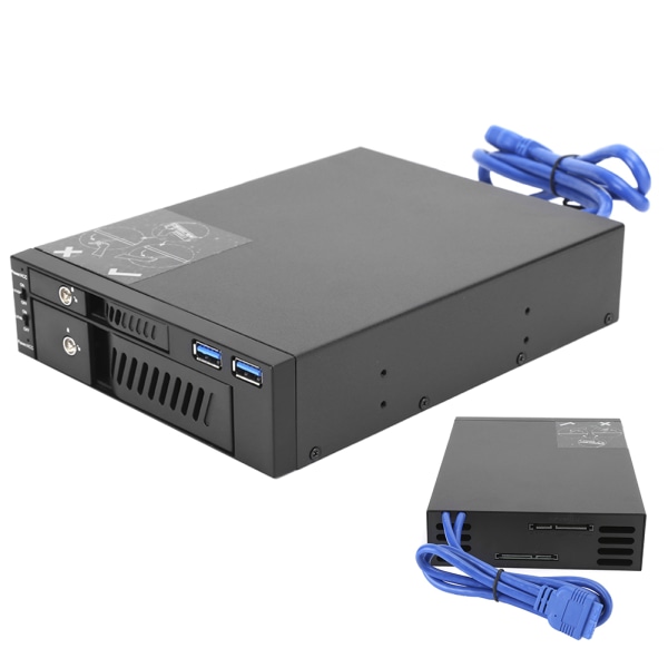 Hard Disk Mobil Rack Case DualDisk Optisk Drive Extraction Box 2.5/3.5 Bracket USB MR6203