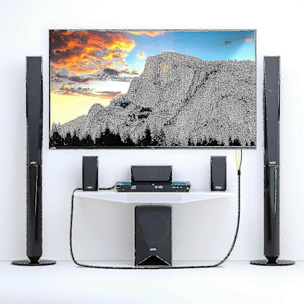 HDMI till 3x RCA Hankontakter Video &amp; Ljud Adapterkabel 1.5m-hd-av994 Linq, Svart