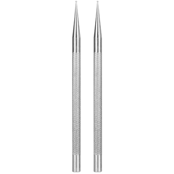 2 stk skinnskrivespenn i rustfritt stål, DIY håndlagde håndverk, merking, tegneverktøy