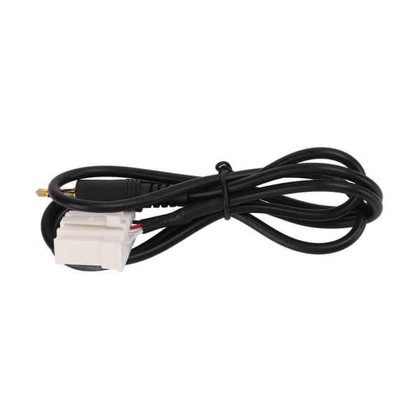 1 m lang AUX-lydindgangsadapter 3,5 mm klar lyd sort erstatning til Mazda 2 3 5 6 MX5 RX8 musikafspiller