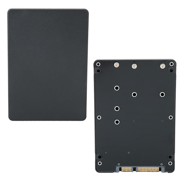 Kova levykotelo musta ABS SSD 2 in 1 M.2 B Key MSATA SATA 3.0 tietokoneen lisävarusteet