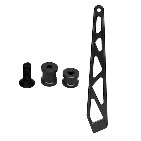 RC Bakre Chassis Brace Aluminiumlegering RC Bakre Chassis Brace Brakett Reservedeler for ARRMA 1/7 1/8 Svart