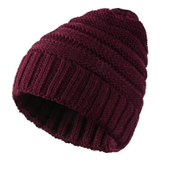 Strikket Lue Vinterlue Skjerfsett Strikket Fleece Boble Berøringsskjerm Hanskesett Vinterskjerf Kombisett Loop Tykk Strikket Skjerf Dame Gave Vintertilbehør