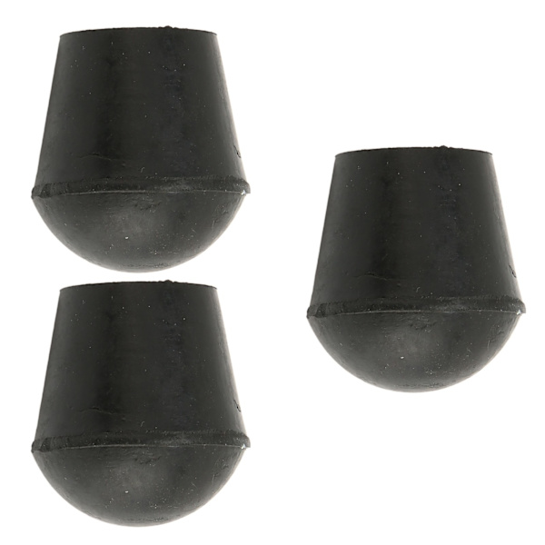 3 STK krykkespisser 22 mm indre diameter gummimateriale Innebygd kobberplate spadestokkspisser for utskifting