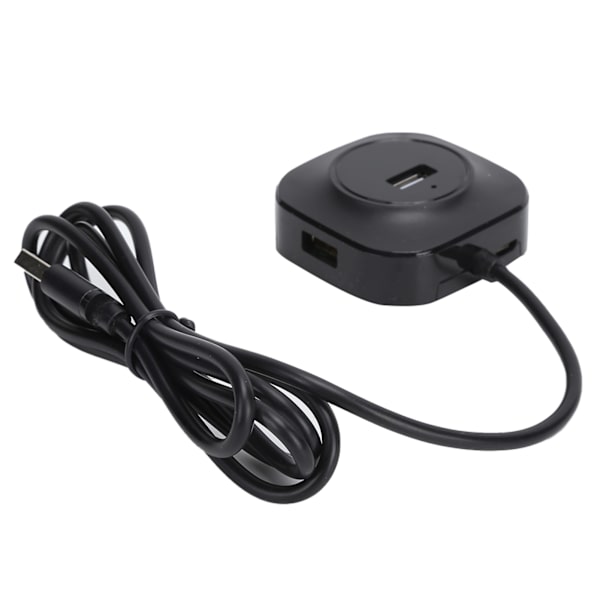 USB-keskitin, 4-porttinen sovitinlaturi, ultraohut datanjakaja PVC:stä flash-kiintolevylle, näppäimistölle 2.0